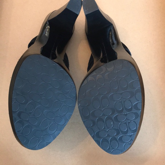 Coach Jodey Suede Platform Mule - Picture 3 of 4